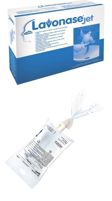 IRRIGATORE NASALE LAVONASE CON SOLUZIONE FISIOLOGICA 6 PEZZI - doctorpill.it