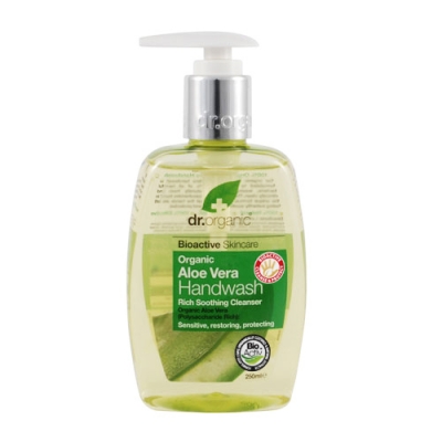 DR ORGANIC ALOE VERA HANDWASH SAPONE LIQUIDO MANI 250 ML - doctorpill.it