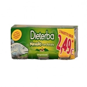 DIETERBA OMOGENEIZZATO NASELLO 3 PEZZI 80 G - doctorpill.it
