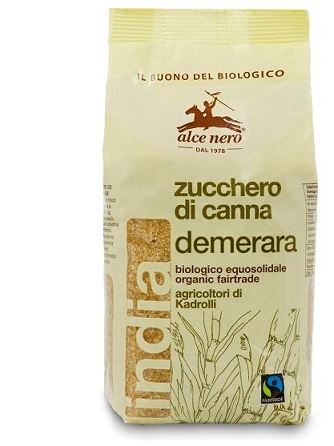 ZUCCHERO DI CANNA DEMERARA BIO INDIA FAIRTRADE 500 G - doctorpill.it