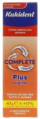 KUKIDENT PLUS COMPLETE CREMA ADESIVA PER PROTESI DENTARIE 47 G - doctorpill.it