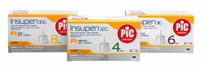 AGO PER PENNA DA INSULINA PIC INSUPEN GAUGE 33 4 MM 100 PEZZI - doctorpill.it