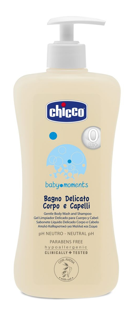 CHICCO COSMETICI BABY MOMENTS CORPO CAPELLI 500 ML - doctorpill.it