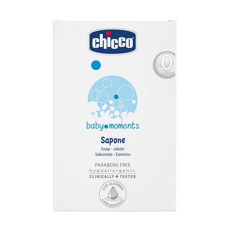 CHICCO COSMETICI BABY MOMENTS SAPONETTA 100 G - doctorpill.it