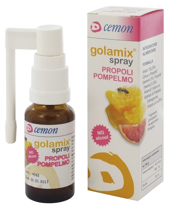 GOLAMIX SPRAY - PROPOLI POMPELMO 20 ML - doctorpill.it