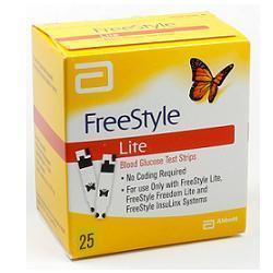 STRISCE MISURAZIONE GLICEMIA FREESTYLE LITE 25 PEZZI - doctorpill.it