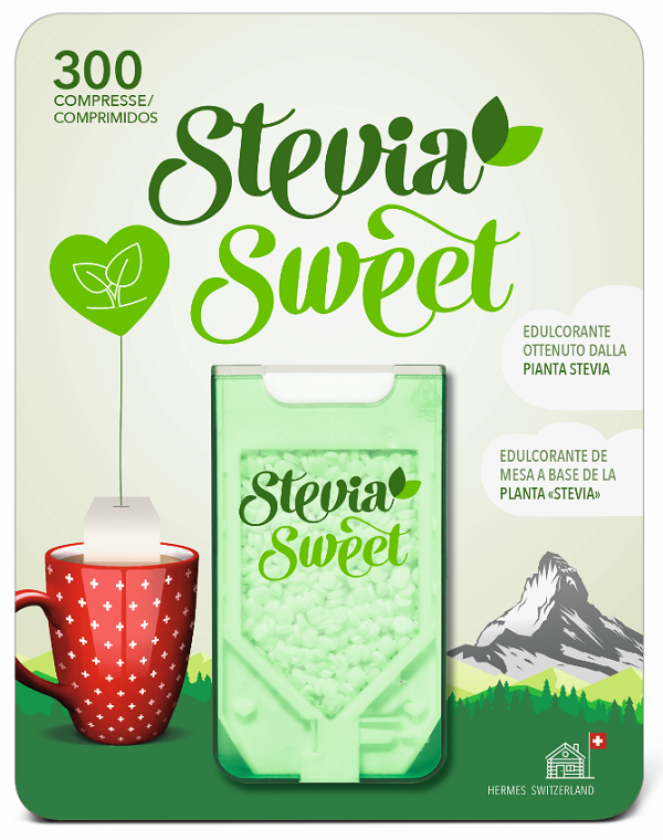 HERMESETAS STEVIA 300 COMPRESSE - doctorpill.it