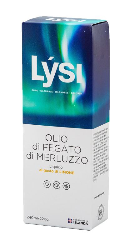 LYSI OLIO FEGATO MERLUZZO LIMONE 240 ML - doctorpill.it