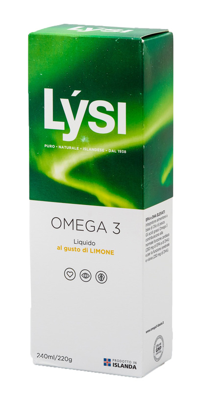 LYSI OMEGA3 LIQUIDO LIMONE 240 ML - doctorpill.it