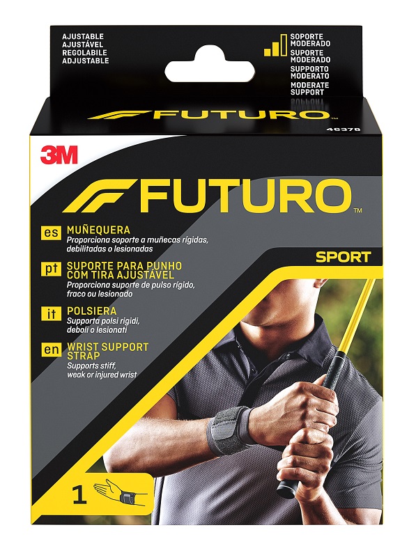 POLSINO ELASTICO UNIVERSALE FUTURO SPORT NERO - doctorpill.it