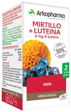 ARKO CAPSULE MIRTILLO+LUTEINA 45 CAPSULE - doctorpill.it
