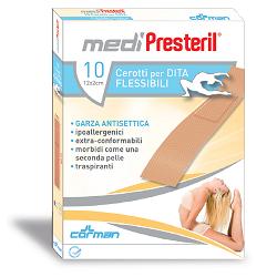 CEROTTO PER DITA MEDIPRESTERIL FLESSIBILE 12X2CM 10 PEZZI - doctorpill.it