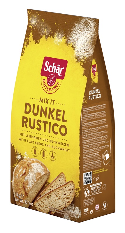 SCHAR MIX IT DUNKEL RUSTICO SENZA GLUTINE SENZA LATTOSIO 1 KG - doctorpill.it