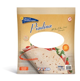 PIACERI MEDITERRANEI PIADINA OLIO D'OLIVA 200 GRAMMI - doctorpill.it