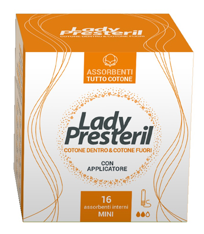 LADY PRESTERIL ASSORBENTI INTERNI MINI 16 PEZZI - doctorpill.it