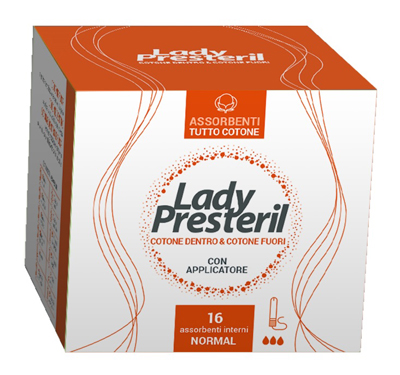 LADY PRESTERIL ASSORBENTI INTERNI NORMAL 16 PEZZI - doctorpill.it