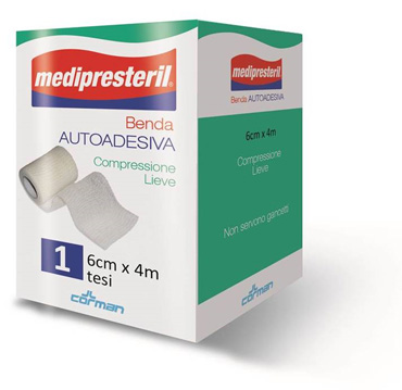 BENDA ADESIVA MEDIPRESTERIL 6X400CM - doctorpill.it