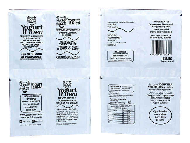 YOGURT LINEA FERMENTI LIOFILIZZATI 4 BUSTINE DA 6,5 G - doctorpill.it