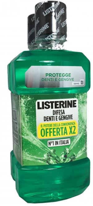 LISTERINE DIFESA DENTI E GENGIVE BUNDLE 2 X 500 ML - doctorpill.it