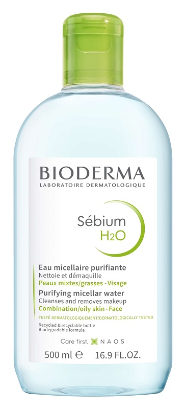 SEBIUM H2O ACQUA MICELLARE DETERGENTE PURIFICANTE 500 ML - doctorpill.it