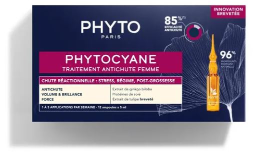 PHYTO PARIS PHYTOCYANE TRATTAMENTO ANTICADUTA CAPELLI DONNA 12 FIALE 7,5 ML - doctorpill.it