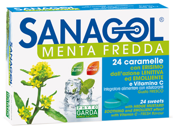 SANAGOL MENTA FREDDA 24 CARAMELLE - doctorpill.it