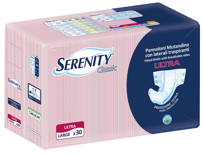 PANNOLONE A MUTANDINA SERENITY CLASSIC ULTRA ALOE LARGE 30 PEZZI - doctorpill.it