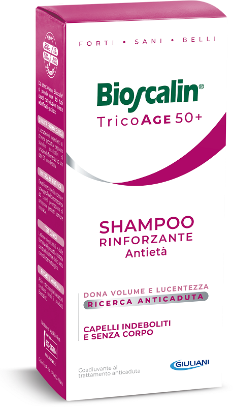 BIOSCALIN TRICOAGE SHAMPOO RINFORZANTE ANTIETA' 200 ML - doctorpill.it
