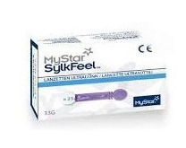 LANCETTE PUNGIDITO MYSTAR SYLKFEEL LANCETS 33 GAUGE 25 PEZZI - doctorpill.it