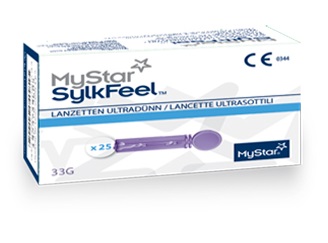 LANCETTE PUNGIDITO MYSTAR SYLKFEEL LANCETS 33 GAUGE 50 PEZZI - doctorpill.it