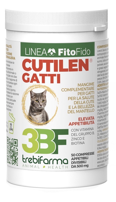 CUTILEN GATTI 50 COMPRESSE BARATTOLO 25 G - doctorpill.it
