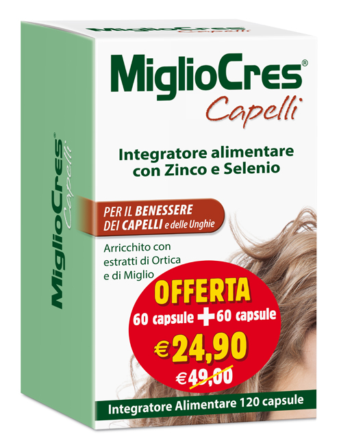 MIGLIOCRES 60+60 CAPSULE 60 G PROMOZIONE - doctorpill.it