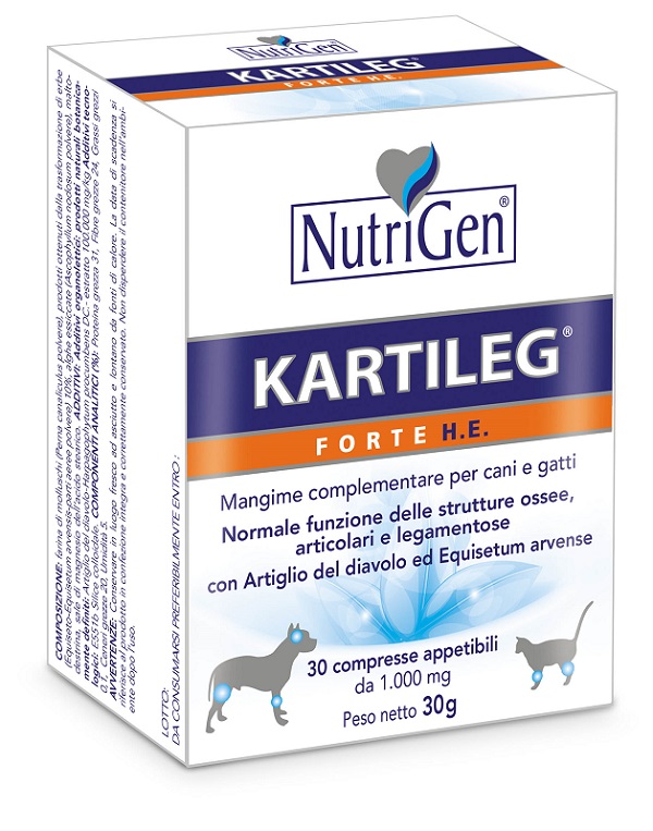 KARTILEG FORTE HE 60 COMPRESSE APPETIBILI NUTRIGEN - doctorpill.it