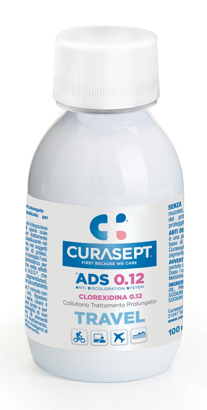 CURASEPT COLLUTORIO 0,12 TRAVEL ADS 100 ML - doctorpill.it