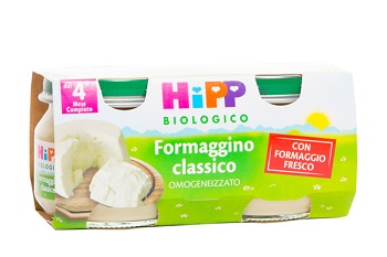 HIPP BIO OMOGENEIZZATO FORMAGGINO CLASSICO 2X80 G - doctorpill.it