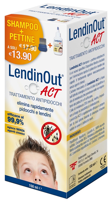 LENDINOUT ACT ANTIPIDOCCHI 150 ML - doctorpill.it