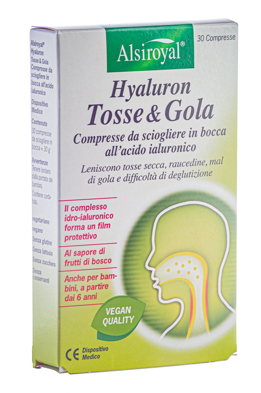 HYALURON TOSSE & GOLA 30 COMPRESSE N - doctorpill.it