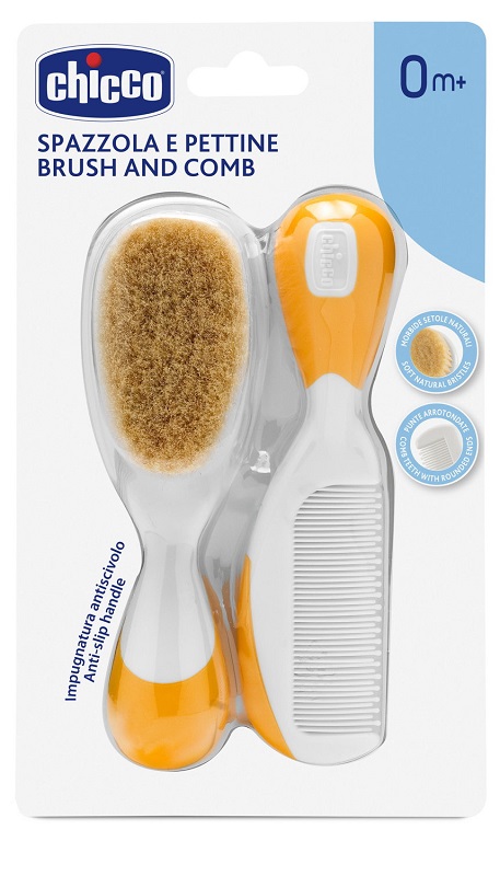 CHICCO SPAZZOLA + PETTINE ARANCIONE - doctorpill.it