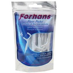 FORHANS ARCHETTI INTERDENTALI FLOSS PICKS 36PZ - doctorpill.it