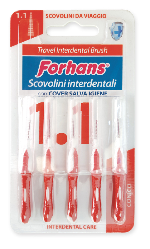 FORHANS TRAVEL INTERDENTAL BRUSH 1,1 - doctorpill.it