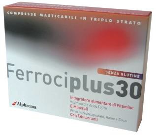 FERROCIPLUS 30 24 COMPRESSE MASTICABILI - doctorpill.it