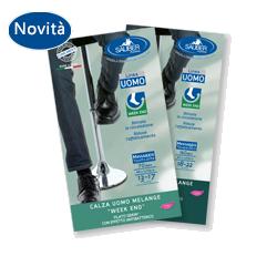 CALZA UOMO MELANGE 140 DENARI TAGLIA PICCOLA VERDE INGLESE - doctorpill.it