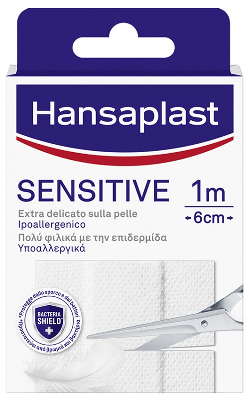 HANSAPLAST STRISCIA SENSITIVE PRETAGLIATA 1X6CM 10 PEZZI - doctorpill.it