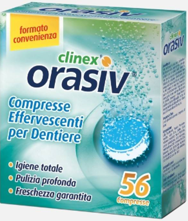ORASIV CLINEX 56 COMPRESSE EFFERVESCENTI - doctorpill.it