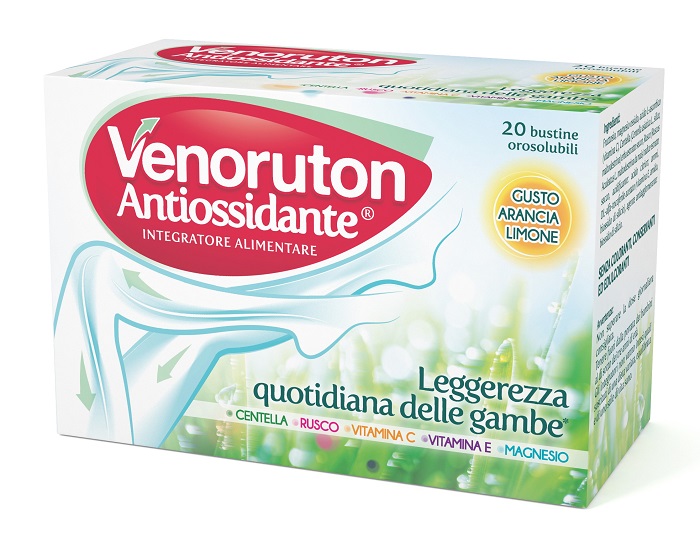 VENORUTON ANTIOSSIDANTE 20 BUSTINE OROSOLUBILI MONODOSE - doctorpill.it