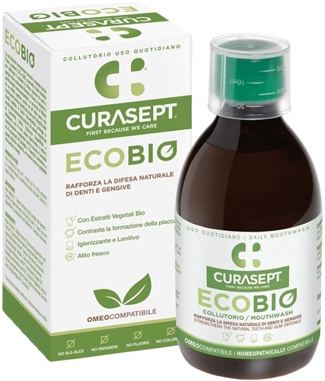 CURASEPT COLLUTORIO ECOBIO 300 ML PHARMADENT - doctorpill.it