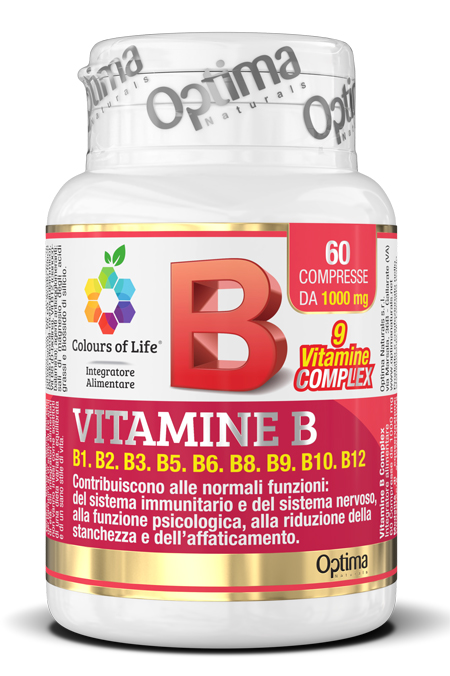 COLOURS OF LIFE VITAMINE B COMPLEX 60 COMPRESSE 1000 MG - doctorpill.it