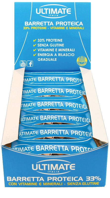 ULTIMATE BARRETTA PROTEICA CIOCCOLATO 24 PEZZI - doctorpill.it