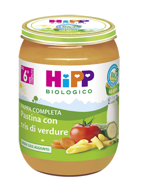HIPP BIO HIPP BIO PAPPA PRONTA PAST TRIS DI VERDURE 190 G - doctorpill.it