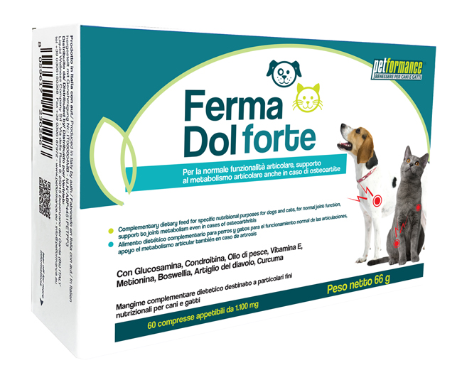 PETFORMANCE FERMA DOL FORTE 60 COMPRESSE - doctorpill.it